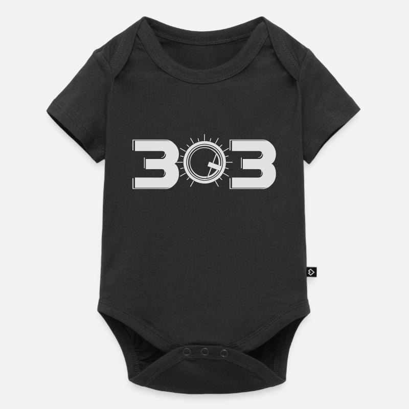 303 - Body à manches courtes Premium Bébé - noir