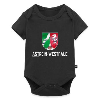 Astrein-Westfale NRW Design - Baby Premium Kurzarmbody - Schwarz - Vorne