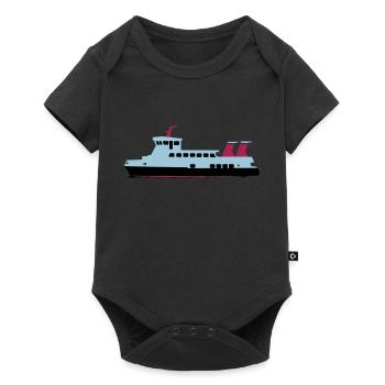 schiff - Baby Premium Kurzarmbody - Schwarz - Vorne