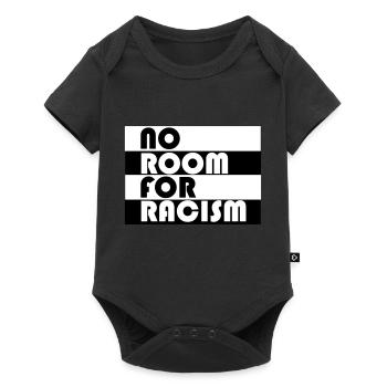 Kein Platz für Rassismus - Baby Premium Kurzarmbody - Schwarz - Vorne