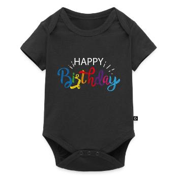 Birthday years gift happy birthday honor day - Baby Premium short-sleeve bodysuit - black - Front