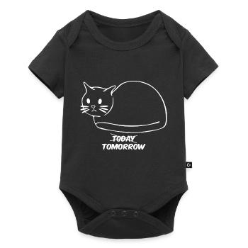 Cat - not today - Baby Premium short-sleeve bodysuit - black - Front