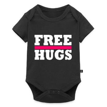 Free Hugs - Body à manches courtes Premium Bébé - noir - Devant