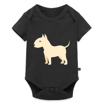 bull terrier - Baby Premium short-sleeve bodysuit - black - Front