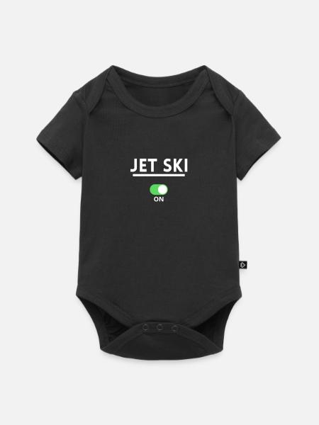 Jet Ski. Jet-Ski-Geschenk - Baby Premium Kurzarmbody - Schwarz