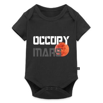 OCCUPY MARS - Baby Premium short-sleeve bodysuit - black - Front