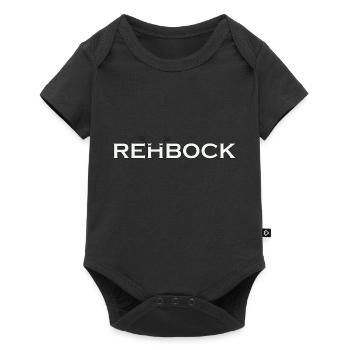 Rehbock white - Baby Premium Kurzarmbody - Schwarz - Vorne