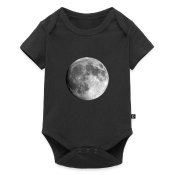 Full moon new moon Luna - Baby Premium short-sleeve bodysuit - black - Front