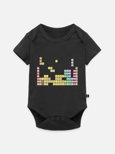 Chemie ist ein Spiel - Baby Premium Kurzarmbody - Schwarz