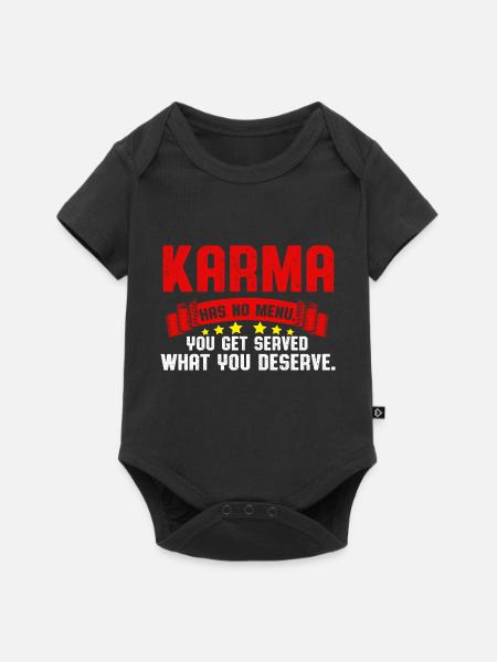 karma - Baby Premium short-sleeve bodysuit - black