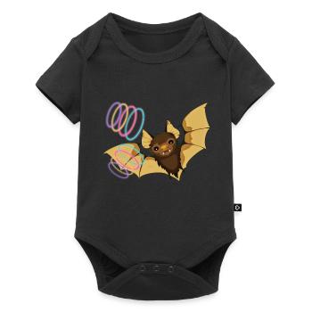 bat - Baby Premium short-sleeve bodysuit - black - Front