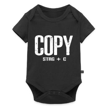 copy strg + c - Baby Premium Kurzarmbody - Schwarz - Vorne