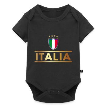 ITALIA 2021 Italy Fan - Baby Premium short-sleeve bodysuit - black - Front