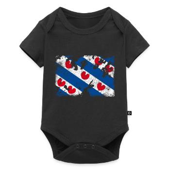 Friesland Vintage - Baby Premium short-sleeve bodysuit - black - Front