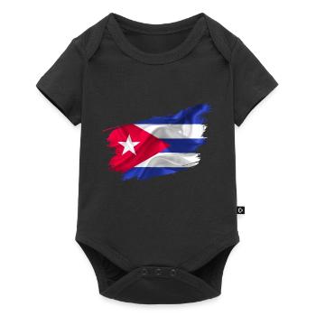 Cuba Drapeau Cuba pays - Body à manches courtes Premium Bébé - noir - Devant
