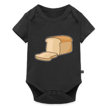 bread - Baby Premium short-sleeve bodysuit - black - Front
