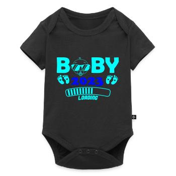chargement bébé 2023 - Body à manches courtes Premium Bébé - noir - Devant