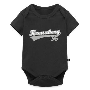 Kreuzberg 36 Berlin - Baby Premium Kurzarmbody - Schwarz - Vorne