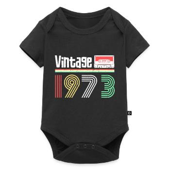 vintage year 1973 - Baby Premium short-sleeve bodysuit - black - Front