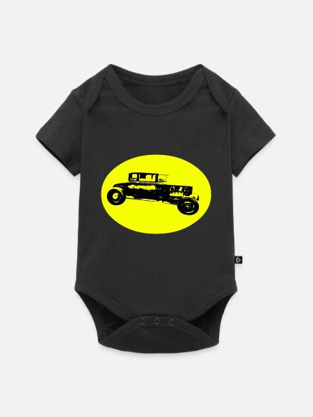 Auto - Baby Premium Kurzarmbody - Schwarz