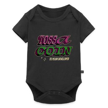 health informatics specialist clothing - Baby Premium short-sleeve bodysuit - black - Front