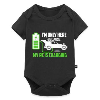 Je ne suis ici que parce que ma RC charge un modèle de voiture - Body à manches courtes Premium Bébé - noir - Devant