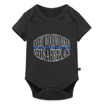 tree feller arboriculturist funny craftsmen design - Baby Premium short-sleeve bodysuit - black - Front