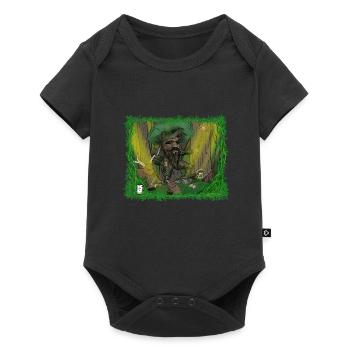 Gardes forestiers - Body à manches courtes Premium Bébé - noir - Devant