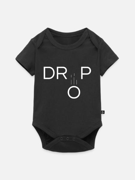 Original Drop Geschenk - Baby Premium Kurzarmbody - Schwarz