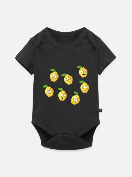 Coing - Body à manches courtes Premium Bébé - noir