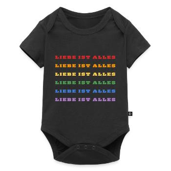 Liebe ist Alles - Baby Premium Kurzarmbody - Schwarz - Vorne