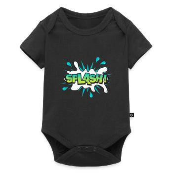 Colorful Chalkboard - Baby Premium short-sleeve bodysuit - black - Front