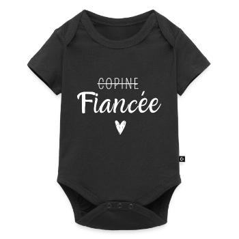 Fiancée - Body à manches courtes Premium Bébé - noir - Devant