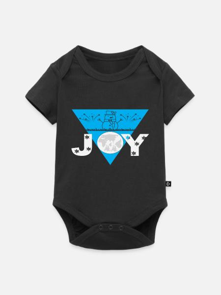 Joy - Baby Premium Kurzarmbody - Schwarz