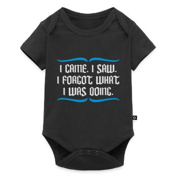 I came saw forget - Baby Premium short-sleeve bodysuit - black - Front