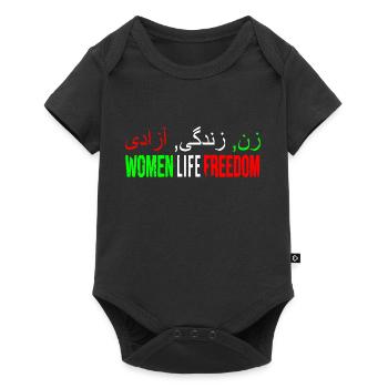 Women life freedom jin jiyan azadi - Body à manches courtes Premium Bébé - noir - Devant