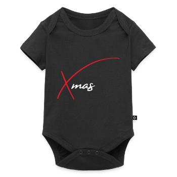 Minimalist Xmas Christmas Design by vauART - Baby Premium short-sleeve bodysuit - black - Front