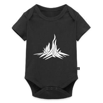 Feu de camp Camping Nature Feu de forêt Extérieur 3 - Body à manches courtes Premium Bébé - noir - Devant