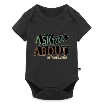2019 femmes Obama anniversaire cadeau idée - Body à manches courtes Premium Bébé - noir - Devant