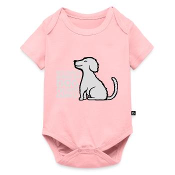 Citation Apportez mon chien - Body à manches courtes Premium Bébé - rose - Devant