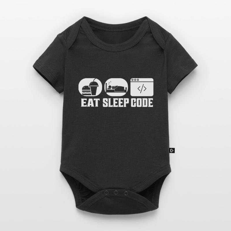 Eat Sleep Code Software Coding Baby Premium Kurzarmbody
