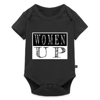 Dictons Citation de fille Le 8 mars interdit nos citations - Body à manches courtes Premium Bébé - noir - Devant