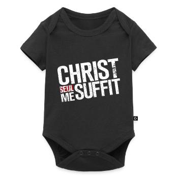 CHRIST SEUL ME SUFFIT - Body à manches courtes Premium Bébé - noir - Devant