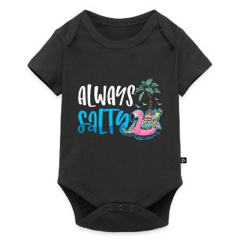 Always Salty black - Baby Premium Kurzarmbody - Schwarz - Vorne