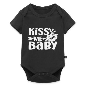 Embrasse-moi bébé - Body à manches courtes Premium Bébé - noir - Devant
