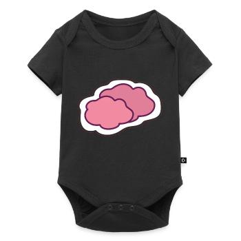 Cloud - Baby Premium short-sleeve bodysuit - black - Front