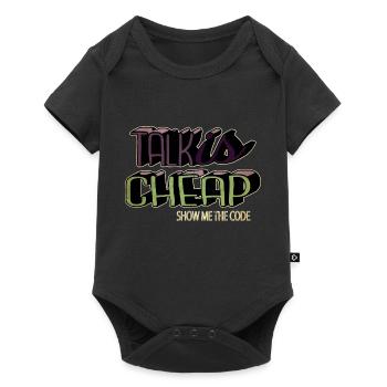 funny quote computer humour pc father - Baby Premium Kurzarmbody - Schwarz - Vorne