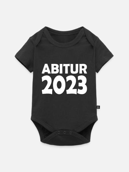 Abitur 2023 - Baby Premium Kurzarmbody - Schwarz