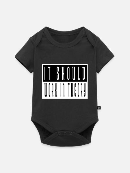 artificial intelligence christmas pajama this - Baby Premium Kurzarmbody - Schwarz