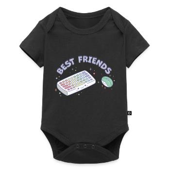 Meilleurs ami - Body à manches courtes Premium Bébé - noir - Devant